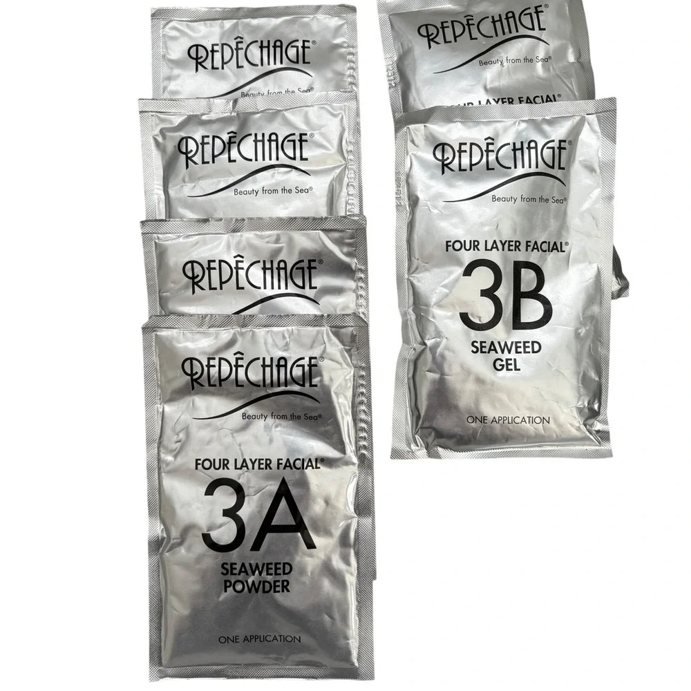 Repechage Four Layer Facial Seaweed & Mineral Mask Packets Professional Set 13pc